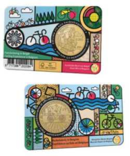  2.5 € Belgio 2023 - Coincard Ufficiale BU (Versione Francese) - Cicloturismo in Belgio