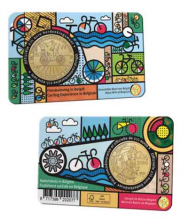  2.5 € Belgio 2023 - Coincard Ufficiale BU (Versione Olandese) - Cicloturismo in Belgio