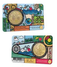 Coincard Ufficiale BU - 2.5 € Belgio 2023 (Versione Olandese) - Cicloturismo in Belgio