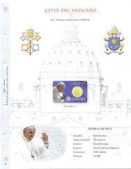 (A) Pagine raccoglitrici Vaticano 2023 Coincard N.14