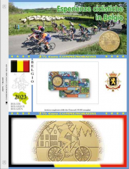 (A) Pagine raccoglitrici 2.5 € Coincard Belgio 2023 - Ciclismo (singola)