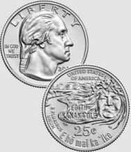 Donne USA 2022 - 1/4 $  Edith Kanakaʻole - Set 3 monete zecca D+P+S