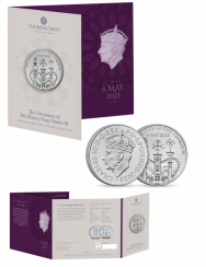 5 £ - Incoronazione di S.M. Re Carlo III   - Confezione Ufficiale  Royal Mint 2023