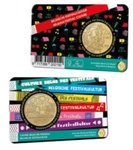  2.5 € Belgio 2023 - Coincard Ufficiale BU (Versione Olandese) -  Cultura del festival belga