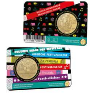  2.5 € Belgio 2023 - Coincard Ufficiale BU (Versione Francese) -  Cultura del festival belga