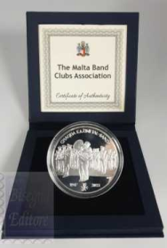 10 € Ag.Proof Malta 2023 in scatola e certificato - Associazione Bande Musicali Malta
