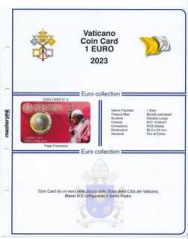 (M) Pagine raccoglitrici 1 € Coincard Vaticano 2023 - N.2