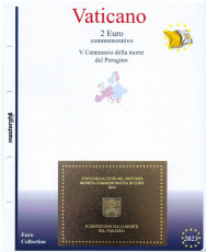 (M) Pagine raccoglitrici 2 € Vaticano 2023 - Perugino