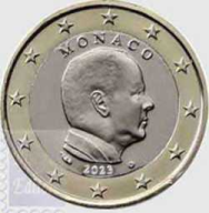 Fior di conio UNC - 1 € Monaco 2023 - Alberto II