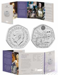  50 Pence - 40° Ann. Star Wars   - Confezione Ufficiale  Royal Mint 2023