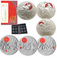 Collezione Oroscopo Cinese San Marino 2023 (6 monete + cofanetto)