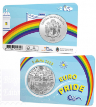 2,5 € Malta 2023 - Coincard Ufficiale BU - Euro Pride
