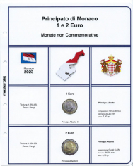 (M) Pagine raccoglitrici 1+2 € Monaco 2023 - Alberto I