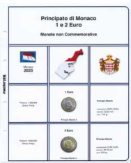 (M) Pagine raccoglitrici 1+2 € Monaco 2023 - Alberto I