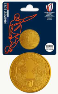 1/4 € Coincard ufficiale Francia 2023 - Coppa del mondo di Rugby