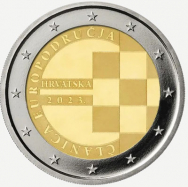 2 euro Croazia 2023 - Fior di conio - Introduzione all'euro