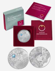 20 € Ag. Proof Austria 2023 - I segreti della neve con cristallo !