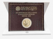 2 euro  Vaticano 2023  - 150° ann. Morte Alessandro Manzoni -Confezione Ufficiale BU