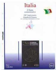 (M) Pagine raccoglitrici 2 euro Coincard BU Italia 2024 - Guardia di Finanza