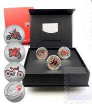 5 euro x 3 diff. Italia 2024  - Trittico Ducati in cofanetto ufficiale.