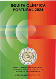 2 euro  Portogallo 2024 coincard BU  - Partecipazione Portogallo Olimpiadi  Paris 2024