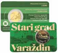 2 euro Croazia 2024 - Coincard BU -  Citta' vecchia di Varaždin 