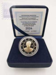 2 euro Grecia 2024 - Confezione Proof in cofanetto e certificato - 150° Ann. nascita Penelope Delta 