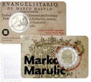 2 euro Croazia 2024 Coincard BU - Scrittore croato Marko Marulić
