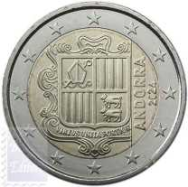 2 € Andorra 2024 UNC -NON COMMEMORATIVO - Stemma Nazionale