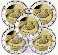 2 euro Germania 2025 -  5 Zecche A-D-F-G-J > Serie Stati Federali II - Saarland