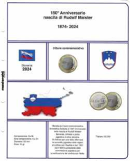 (M) Pagine raccoglitrici 3 € Slovenia 2024 - Rudolf Maister